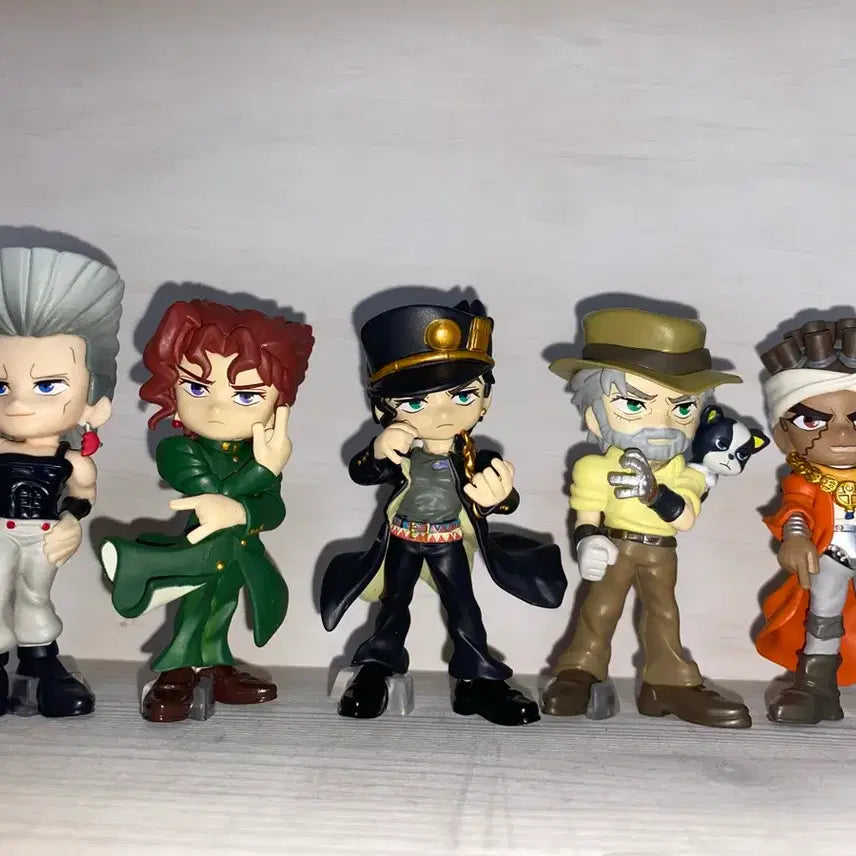 [BUNJANG] JoJo's Bizarre Adventure Part 3 Stardust Crusaders Figure Set / 죠죠 3부 팔버스 죠타로 카쿄인 압둘 폴나레프 죠셉 일괄