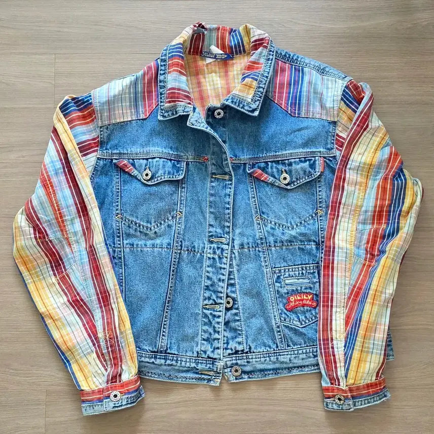 [BUNJANG] Oilily Vintage Retro 80s Denim Jacket / 오일릴리 빈티지 레트로 80년대 청자켓