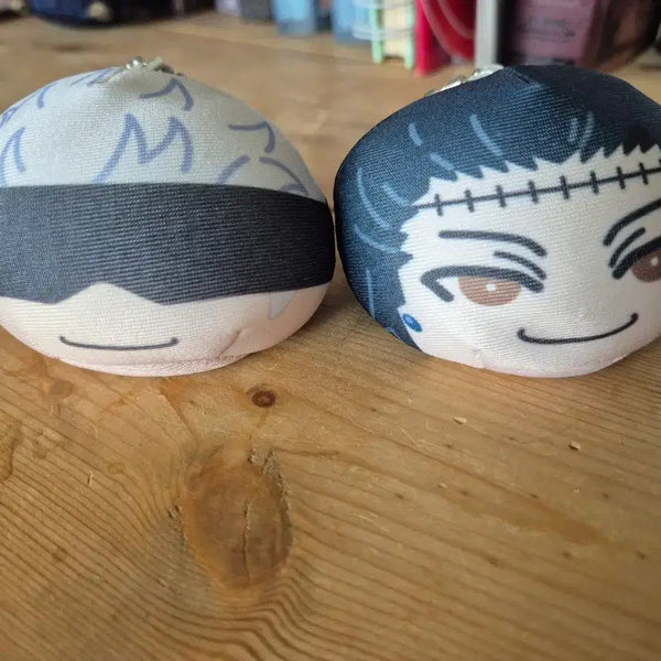 [BUNJANG] Jujutsu Kaisen Satoru Gojo & Kenjaku Manju Plush Set / 주술회전 고죠 사토루 + 켄자쿠 만쥬인형