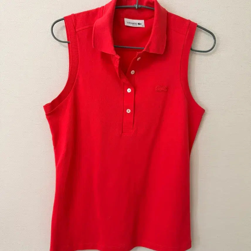 [BUNJANG] Lacoste Sleeveless Polo Shirt Size 34 / 라코스테 민소매티셔츠 34