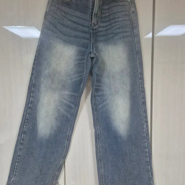 [BUNJANG] DNSR Signature Wide Denim Pants Blue / DNSR 시그니처 와이드 데님 팬츠 블루 S