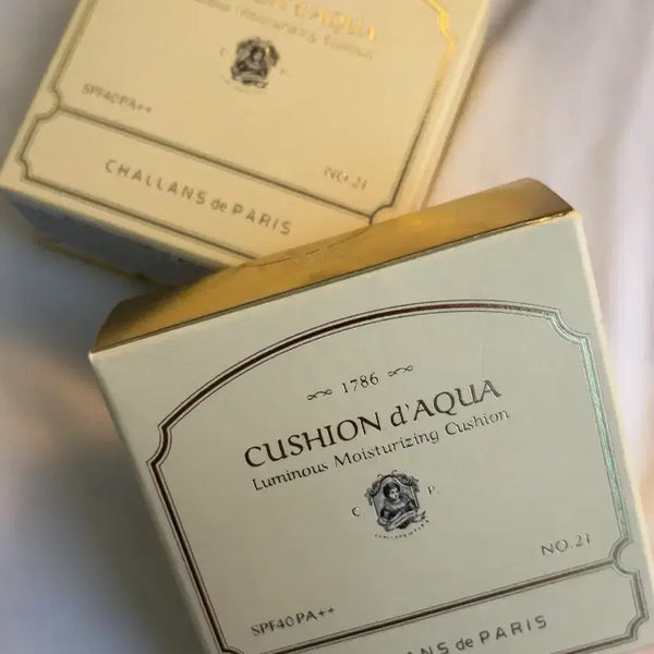 [BUNJANG] Châland Paris Cushion D'Aqua Yellow 21 Sealed / 샬랑드파리 옐로우 수분 쿠션 드 아쿠아 미개봉 || 새상품 21호 파데