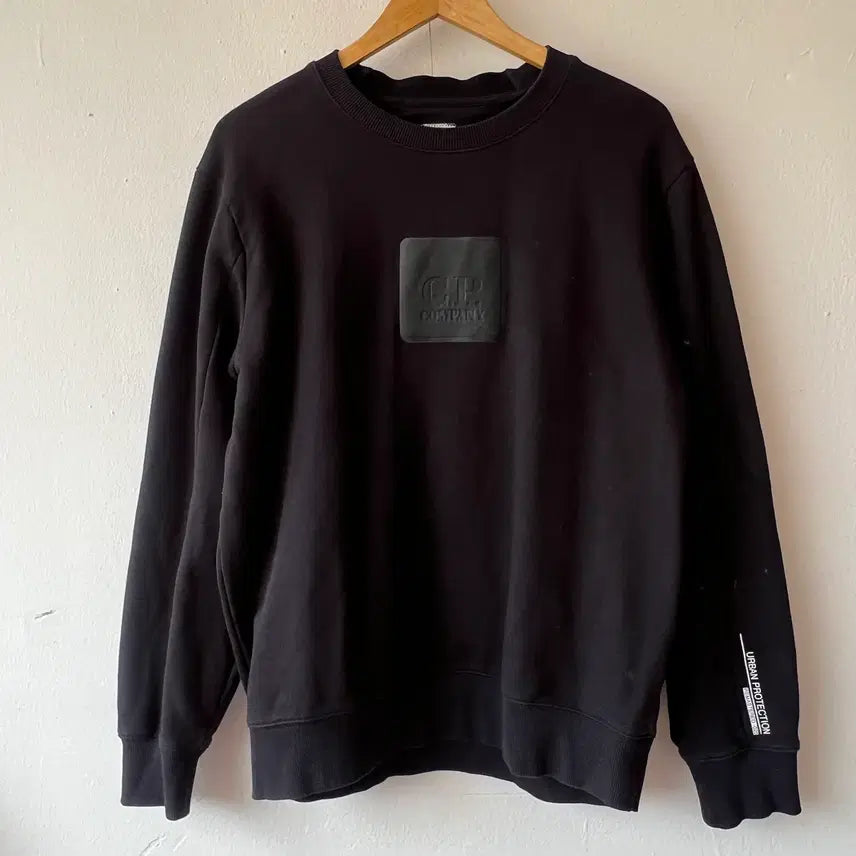 [BUNJANG] CP Company Men's Black Cotton Sweatshirt / 씨피컴파니 CP컴퍼니 남성 블랙 스웻티셔츠 맨투맨티셔츠