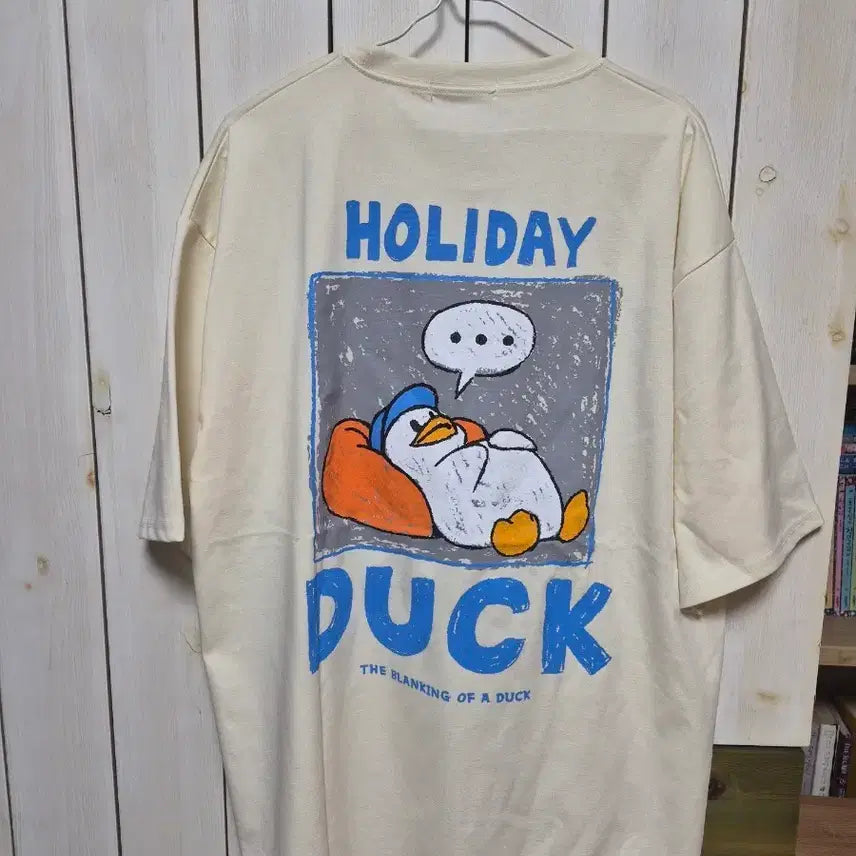 [BUNJANG] Men's Duck Graphic T-Shirt / 남성 오리 그래픽 반팔티  (새상품)