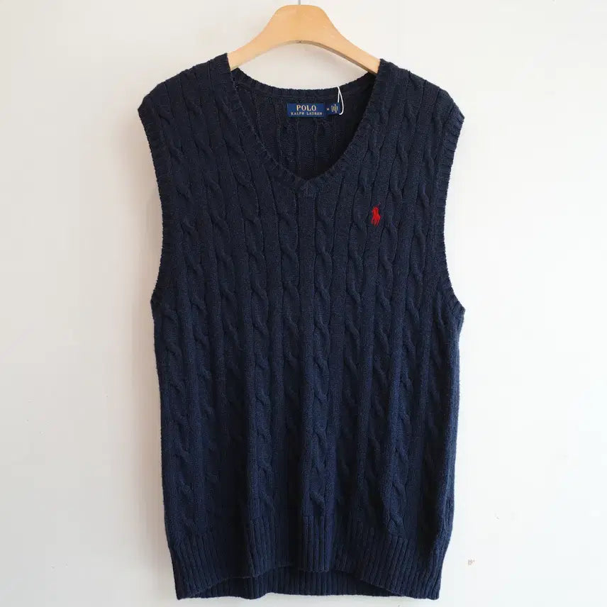 [BUNJANG] Polo Ralph Lauren Cotton Knit Vest / PoloRalphLauren 폴로 랄프로렌 니트 베스트