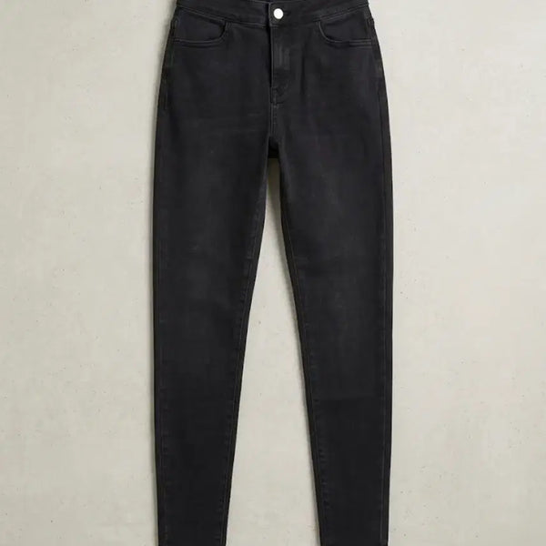 [BUNJANG] Women's Span Black Jeans (Size S) / 여성 스판 블랙진 S 1D2-5