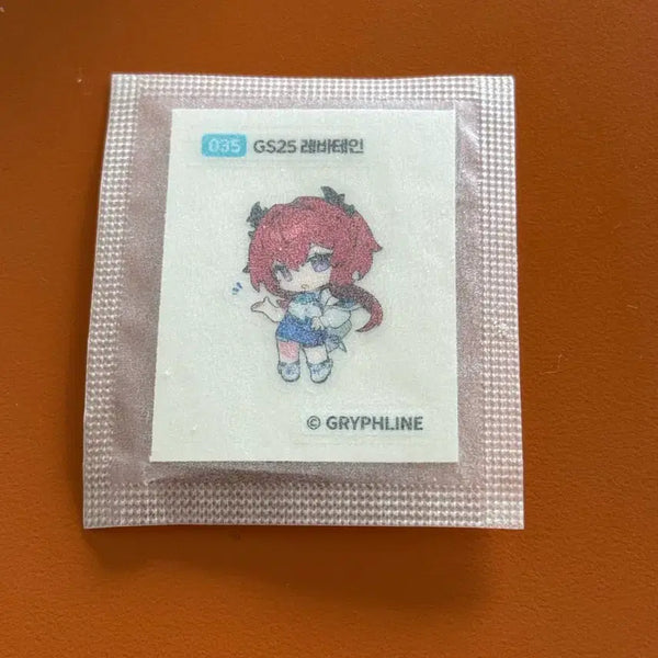[BUNJANG] Endfield GS25 Levain Ttibu Seal Sticker / 엔드필드 GS25 레바테인 띠부씰
