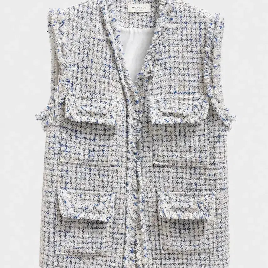 [BUNJANG] Tweed Vest / 트위드 조끼 베스트