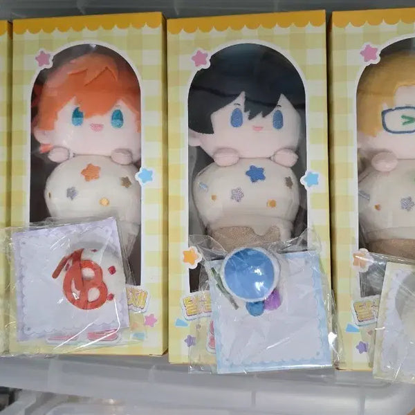 [BUNJANG] Ensemble Stars! Ice Cream Plush Trickstar (Makoto, Subaru, Hokuto, Mao) Bundle Set / 앙스타 중스타 아이스크림 누이 트릭스타