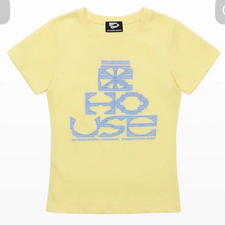 [BUNJANG] Wellbeing Express Grid Symbol Half Sleeve T-Shirt (M) / 웰빙익스프레스 반팔 Grid Symbol Half Sleeve