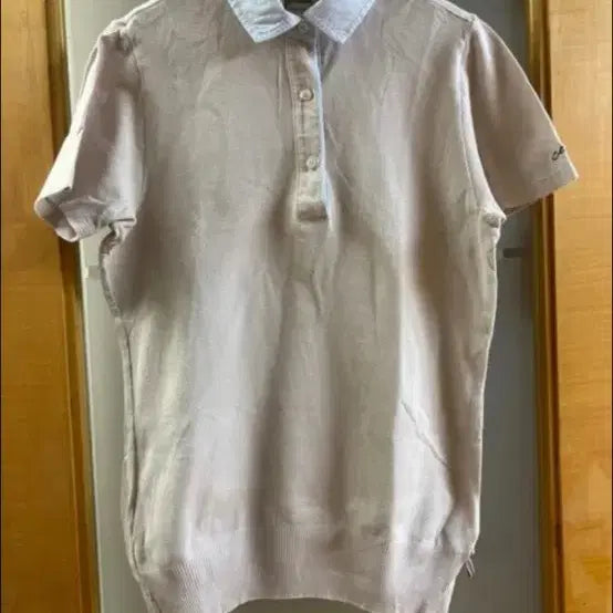 [BUNJANG] Callaway Golf Women's Polo Shirt Beige / 콜마 골프 여성 폴로티