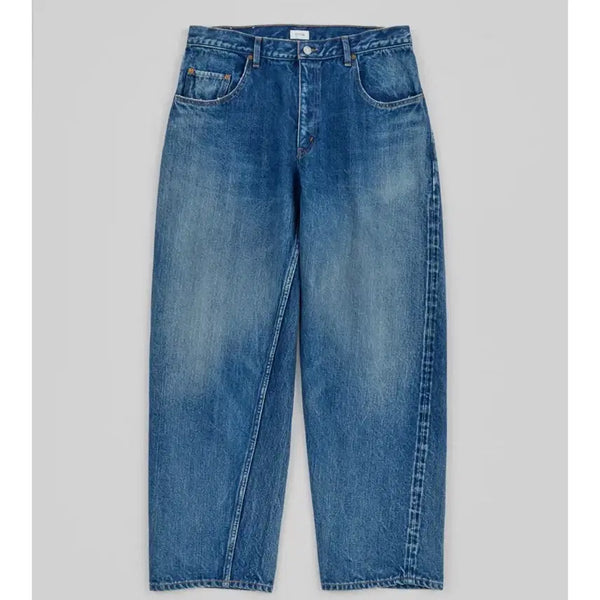 [BUNJANG] Sioata Baggy 5-Pocket Pants Medium Dark Blue / [30 실측확인]시오타 배기 5포켓 팬츠 미디엄 다크블루 데미지