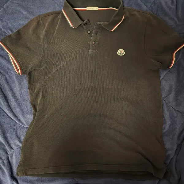 [BUNJANG] Moncler Men's Short-Sleeve Polo Shirt / 몽클레어 반팔 카라티 판매합니다
