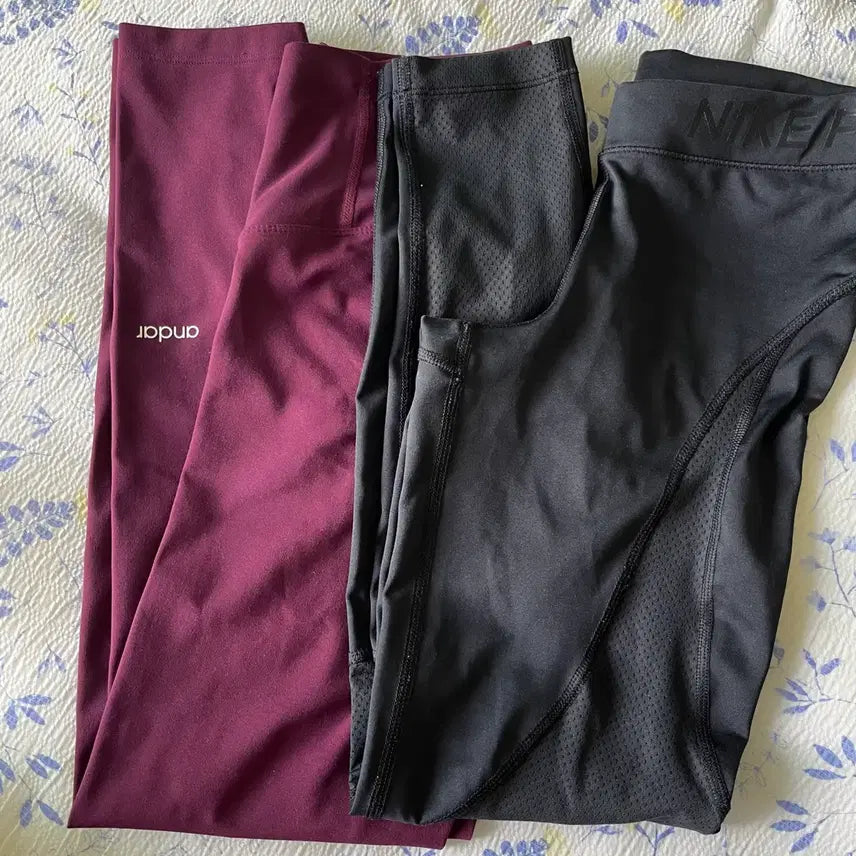 [BUNJANG] Adidas & Andar Leggings Bundle Set / 레깅스 2개 아디다스 안다르