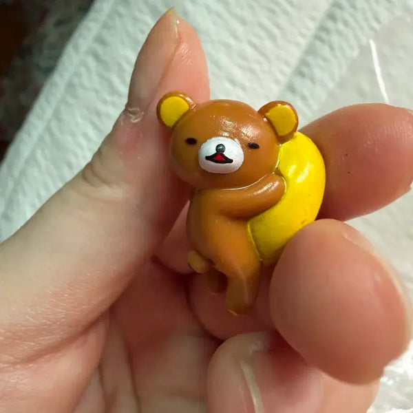 [BUNJANG] Classic Rilakkuma Lying Down Magnet / 고전 누워서 자고 있는 리락쿠마 마그넷