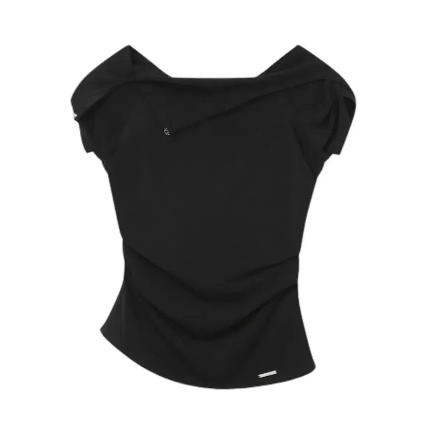 [BUNJANG] Miseki Seoul Drape Mode Hoodie Top Black / 미세키서울 드래이프 모드 후디 탑
