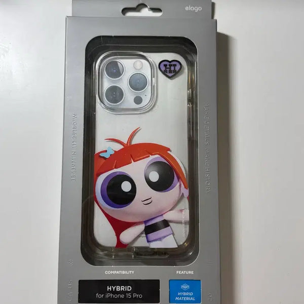 [BUNJANG] NewJeans Hyein Powerpuff Girls Official Phone Case iPhone 15 Pro / 뉴진스 혜인 파워퍼프걸 공식 폰케이스