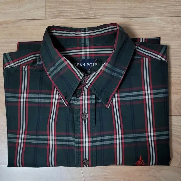 [BUNJANG] Beanpole Check Pattern Shirt Size 90-95 / 빈폴 체크 셔츠 90/95