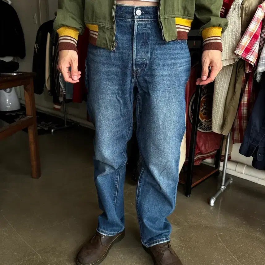 [BUNJANG] Levi's Premium 501 90s Selvedge Denim Jeans / Levis Premium 501 90s Selvedge Denim