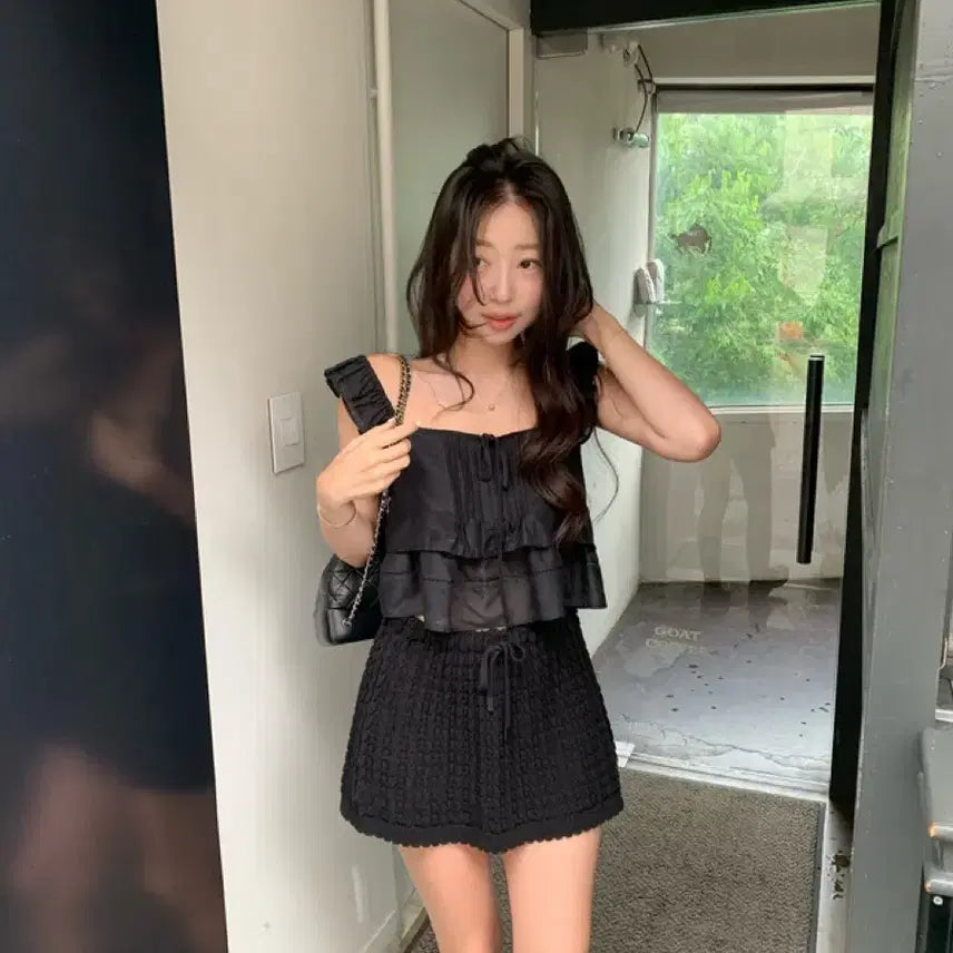 [BUNJANG] Ciye Lumi Skirt Black / 새상품] 시예 루미 스커트 블랙