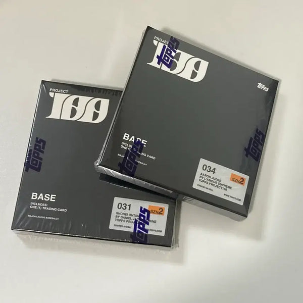 [BUNJANG] 2022 Topps Project 100 Shohei Ohtani & Aaron Judge Sealed Box Set / 2022 탑스 프로젝트100 오타니쇼헤이 & 애런저지 카드 미개봉 박스