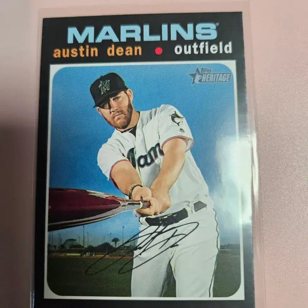 [BUNJANG] Austin Dean 2020 Topps Autograph Card / LG 용병)오스틴 딘 2020 Topps 인쇄사인 카드