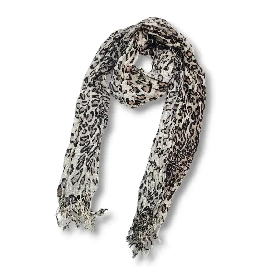 [BUNJANG] OZOC Leopard Print Scarf / OZOC 호피 스카프