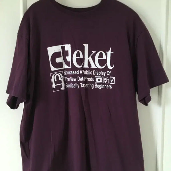 [BUNJANG] Tekket T-Shirt Purple L / 테켓 반팔티 퍼플 L