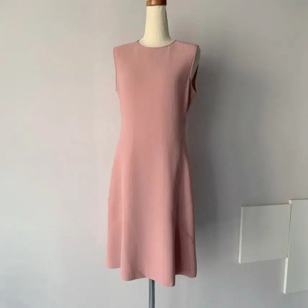 [BUNJANG] Theory Sleeveless Midi Dress Pink S / 띠어리 나시 원피스 핑크 S