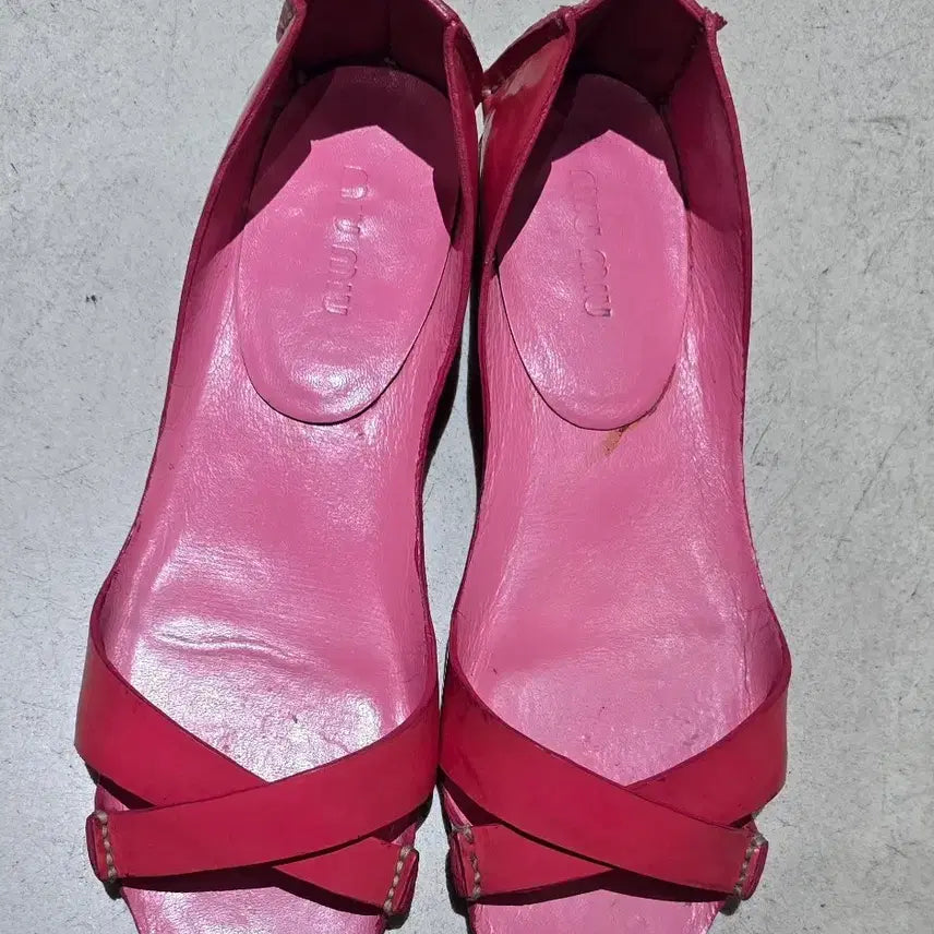 [BUNJANG] Miu Miu Pink Sandals / 미우미우 샌들 핑크