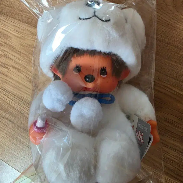[BUNJANG] Monchhichi Classic Animal Series Polar Bear Version / 몬치치 고전 애니멀 시리즈 북극곰 버전