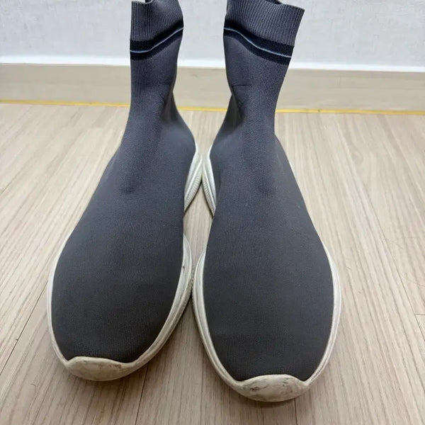 [BUNJANG] Prada Grey Sock Sneakers / 프라다 양말 스니커즈 회색