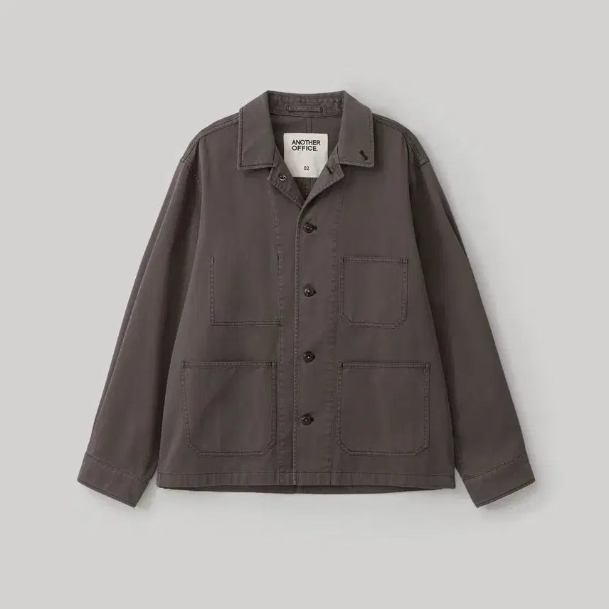 [BUNJANG] Another Office French Garment Jacket Charcoal Brown / [2] 어나더오피스 프렌치 가먼트자켓 차콜브라운