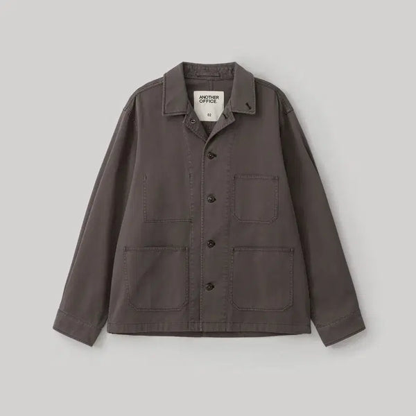 [BUNJANG] Another Office French Garment Jacket Charcoal Brown / [2] 어나더오피스 프렌치 가먼트자켓 차콜브라운