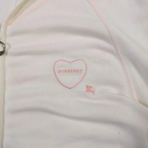 [BUNJANG] Burberry Blue Label Pink Logo Hooded Zip-Up / 버버리 블루라벨 핑크 로고 후드집업 대대장
