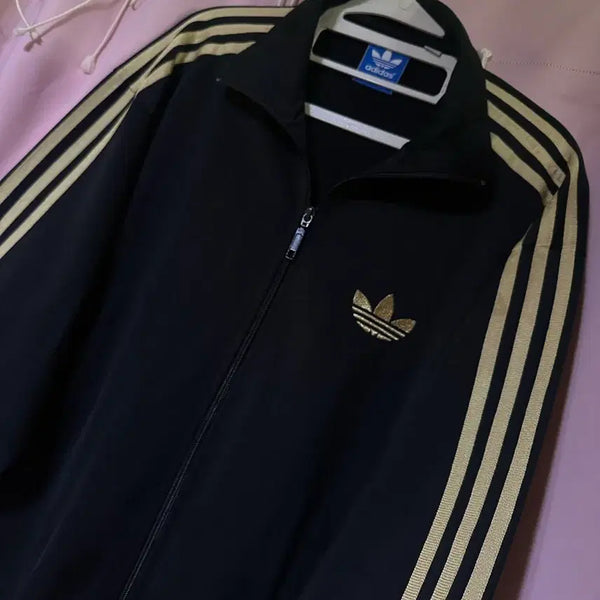 [BUNJANG] Adidas Firebird Track Top Jacket Black Gold / 아디다스져지 아디다스 파이어버드 블랙 골드 검골 트랙탑 집업 불꽃져지