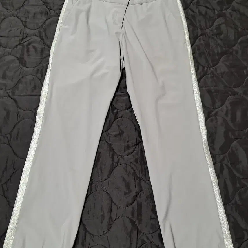 [BUNJANG] Lanvin Women's Golf Pants Stripe Detail Grey / 랑방 여성 골프 바지 스트라이프 포인트 그레이