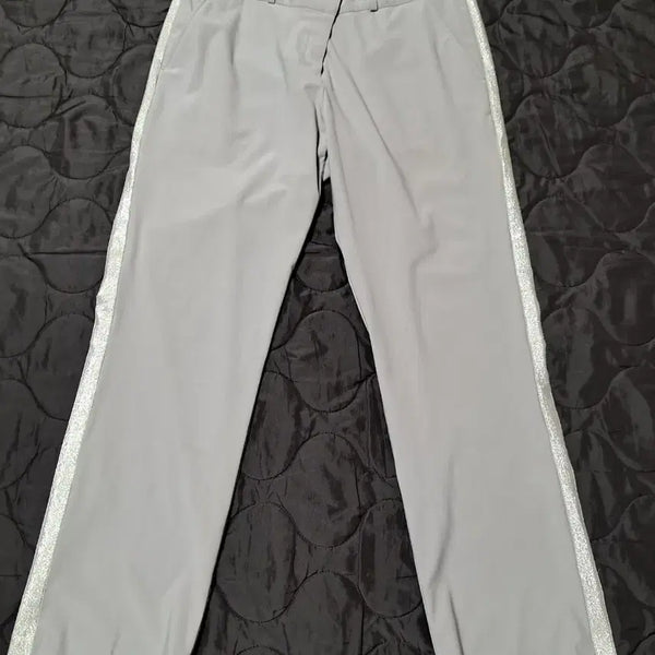 [BUNJANG] Lanvin Women's Golf Pants Stripe Detail Grey / 랑방 여성 골프 바지 스트라이프 포인트 그레이