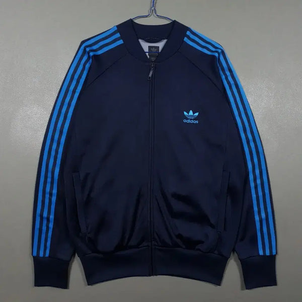 [BUNJANG] Adidas Europa Firebird Superstar Track Top Jacket Navy Blue XL / XL) 아디다스 희귀 유로파 파이어버드 검파 슈퍼스타 트랙탑 져지 자켓