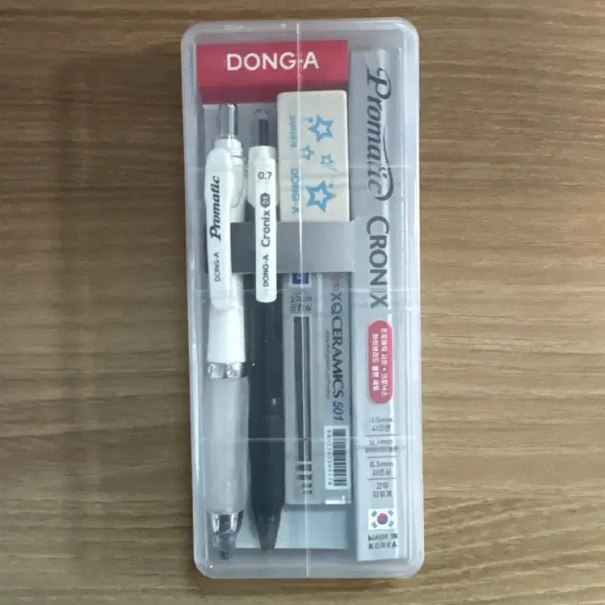[BUNJANG] Dong-A Chronix Pro Drafting Stationery Set / 동아 크로닉스프로매틱학용품세트 샤프볼펜지우개샤프심