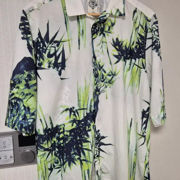 [BUNJANG] Diesel Bamboo Pattern Short Sleeve Shirt / 디젤 반팔셔츠~~