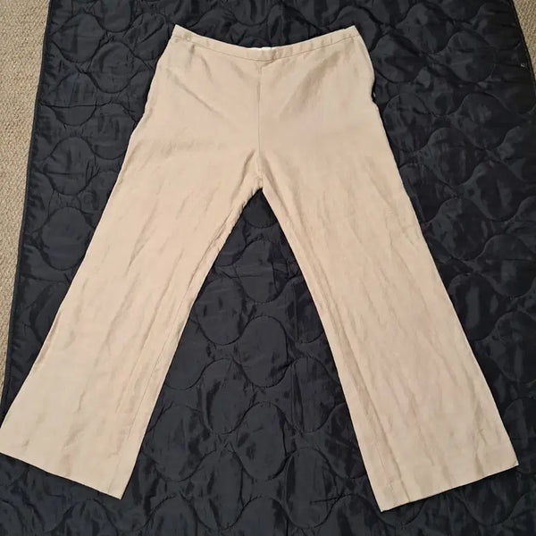 [BUNJANG] Valentino Beige Wide Pants / 발렌티노 베이지색 와이드 팬츠