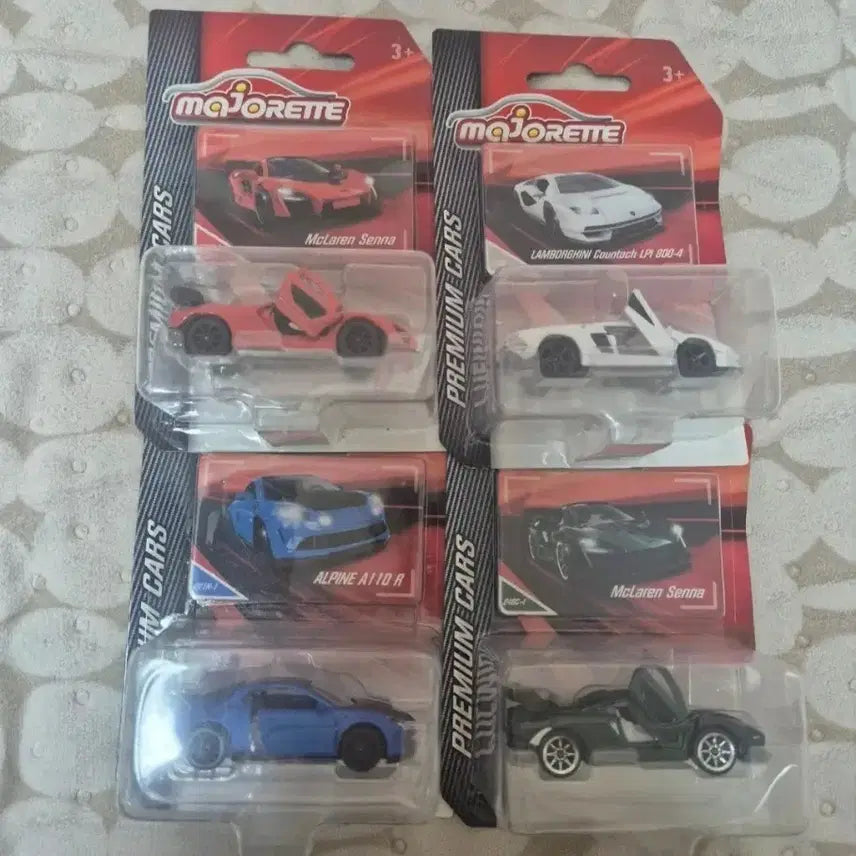 [BUNJANG] Majorette Premium Cars Bundle Set: Senna, Countach, A110 / 마조렛 프리미엄 카 일괄  세나,쿤타치,알핀a110 일괄