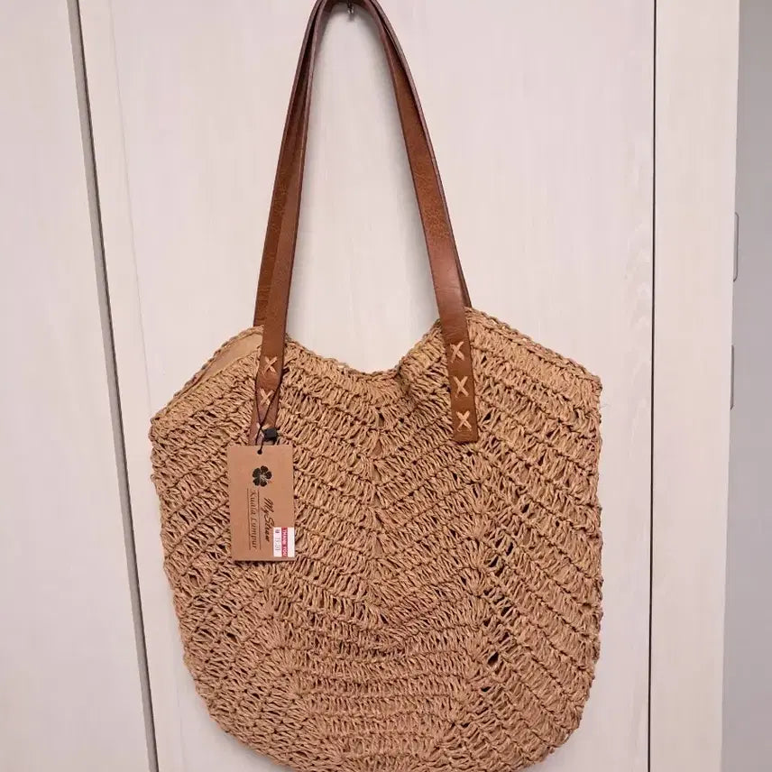 [BUNJANG] Rattan Seagrass Bag / 바캉스가방 라탄 왕골가방