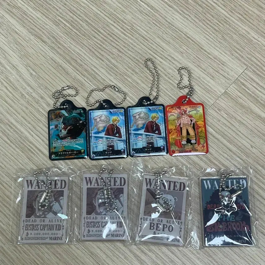 [BUNJANG] One Piece Character Keychain Set / 원피스 키링 (전부 구매시 쵸파인형 키링 서비스 증정)
