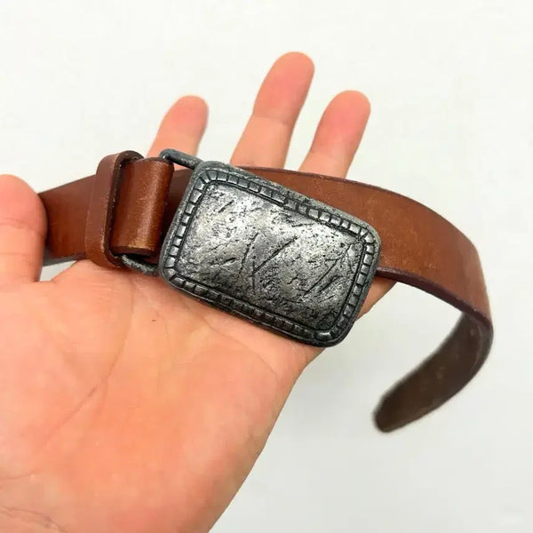 [BUNJANG] 45R 45RPM Leather Belt Size S / 45R 45RPM 레더 벨트 S