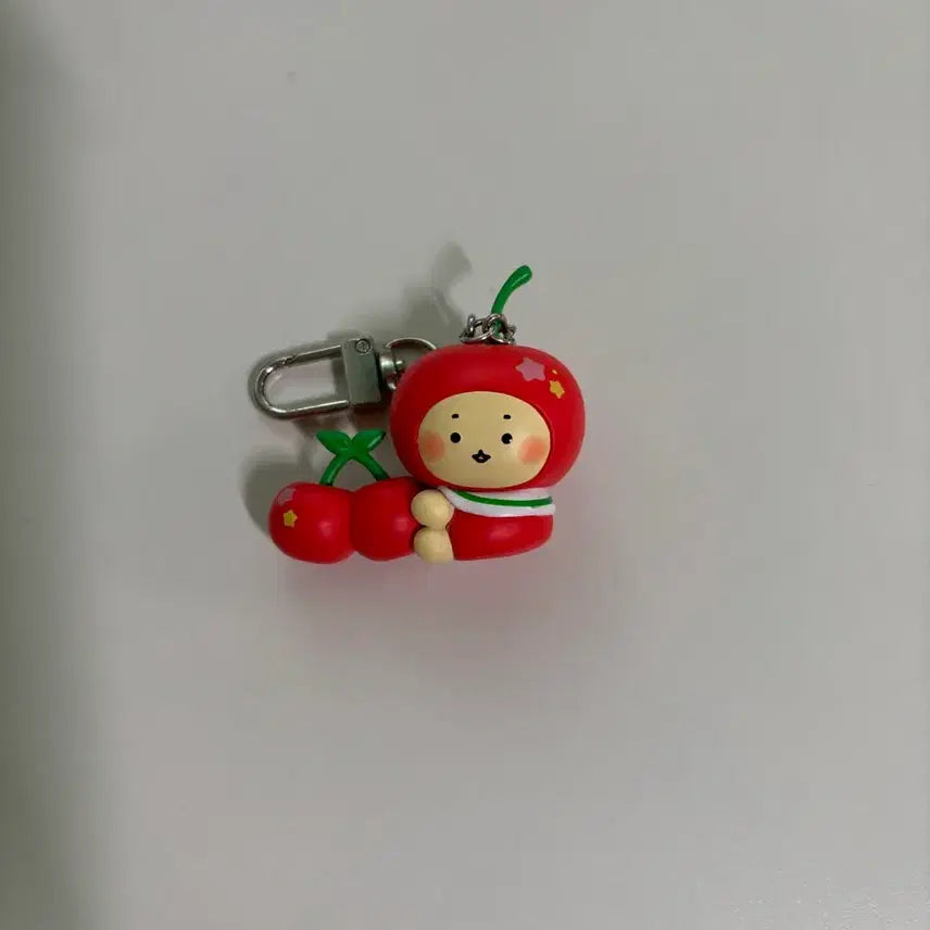 [BUNJANG] Manggeureojin Gom Cherry Keyring / 망그러진곰 올리브영 체리 키링