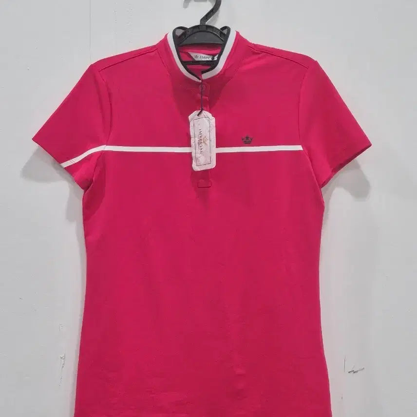 [BUNJANG] Imperial Golf Men's Short Sleeve Polo Shirt Pink Size 90 / [90] 새상품 임페리얼 골프 기능성 반팔 카라티 핑크
