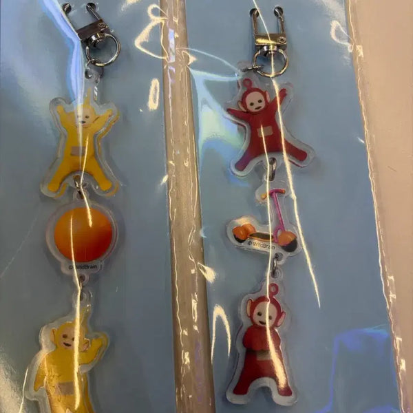[BUNJANG] Teletubbies Character Keychain Bundle Set / 텔레토비 줄줄이 키링 일괄판매