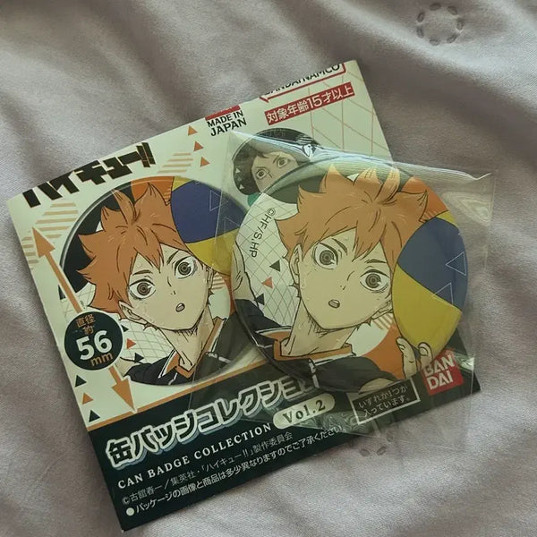 [BUNJANG] Haikyuu!! Shoyo Hinata Badge / 하이큐 히나타 쇼요 뱃지
